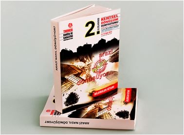 2. Uluslararası Kentsel Dönüşüm Sempozyumu bildiriler kitabı kapağı: Arazi Nasıl Dönüşüyor?